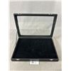 Image 2 : Ring Display Case w/ Acrylic Glass. Fits100 Rings. Approx. 13.75" x 9.5" x 2"