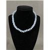 Image 1 : Vintage 15" L Blue Milky Beaded Necklace w/Spacers