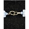 Image 3 : Vintage 15" L Blue Milky Beaded Necklace w/Spacers