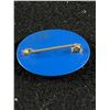 Image 2 : Vintage 1.5" Metal Elephant On Bakelite Brooch
