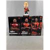 Image 2 : 4 BC Lions Bobble Heads (3 In Boxes 2016-2017), Dolphins Football & '97 NBA Teddy Bear