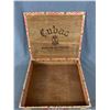 Image 2 : Vintage Lot - Grants Pass Paper Weight, Assorted Match Books & Cigarette Tins In Wood Cigar Box