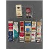 Image 3 : Vintage Lot - Grants Pass Paper Weight, Assorted Match Books & Cigarette Tins In Wood Cigar Box