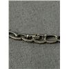 Image 2 : Sterling Silver w/ Makesite Stones Bracelet, Few Missing, Otherwise Good Condition