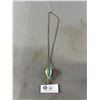 Image 1 : Vintage 1950's Enamel Helium Balloon Pendant w/ Chain Necklace
