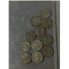Image 2 : 9 US War Time Silver Jefferson Nickles & 2 Indian Head Nickles.