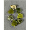 Image 3 : Vintage Carved Green Stone Link Bracelet