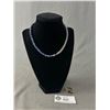 Image 1 : New Black Tourmaline Adjustable Ring & New Blue Stones Bracelet. Approx. 14" L