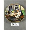 Image 8 : 4 Christian Bell Porcelain Plates, USA, Pullman Porter,Conductor, Night Operator, Engineer