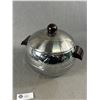 Image 2 : Vintage West Bend PENGUIN Ice Bucket Hot Cold Server with Lid Bakelite Handles Plus a Box of Cutlery