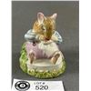 Image 2 : Lot of 3 Vintage Figurines Including Beswick Beatrix Potter, and Royal Doulton " Primrose Woodmouse"
