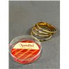 Image 2 : 3 Packages of Gold Coloured Fashion Bangles