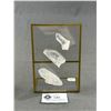 Image 2 : 2 Clear Quartz Art Displays 1 with a Flourite Stone