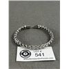 Image 2 : Genuine Shungite Bracelet with a Silvertone Adjustable Bracelet