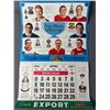 Image 1 : Maple Leaf Gardens, Export A 1967 Calendar From April. Features 1965-66 Cup Winners