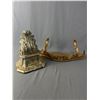 Image 1 : Lot of 2 Beautiul Wall Sconces/ Shelves.