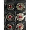 Image 5 : Large Lot of Royal Canadian Mint Breast Cancer and Poppy Quarters