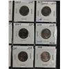 Image 5 : Lot of Varous Canadian Quarters in 2x2 Holders