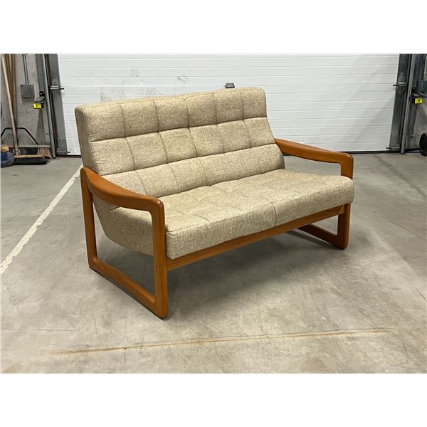 Teak 2 Seater - Approx: 53"W 21"D 33"T (see all photos)