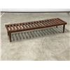 Image 2 : Long & Low Mid Century Bench / Coffee Table - Approx: 60 x18" & 11.5"T