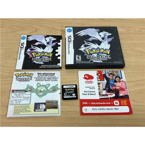 Nintendo DS Pokemon Black Version - complete as pictured - see all photos