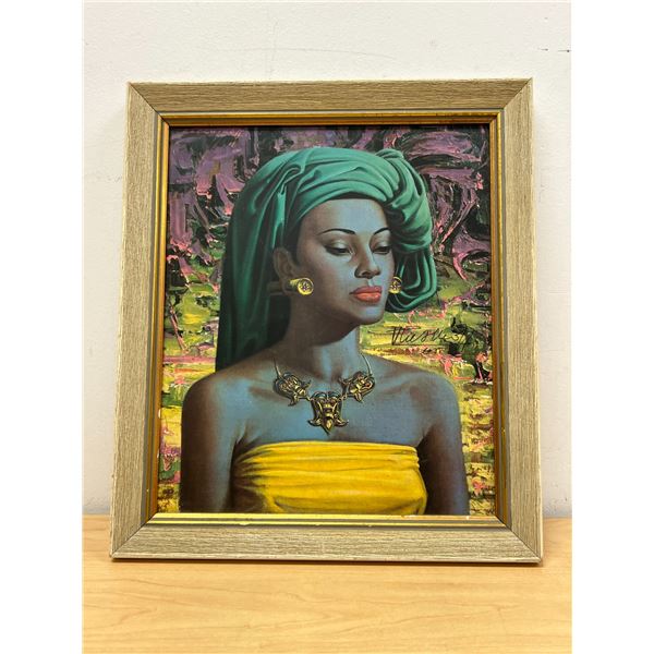 Vladimir Tretchikoff Balinese Girl Framed Print - approx: 13x15" see all photos