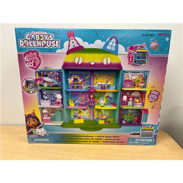 New Sealed Gabby's Dollhouse Playset - see all photos for size and details