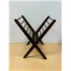 Image 2 : Mid Century Folding Magazine Rack / Holder - Approx: 24x17"