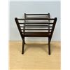 Image 3 : Mid Century Folding Magazine Rack / Holder - Approx: 24x17"