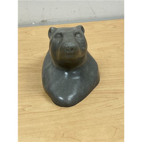 Nice Figural Bear Head Sculpture - Approx: 7"W 4"T