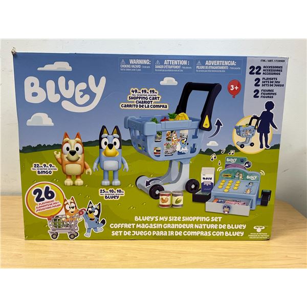 Bluey Play Set - Bluey's My Size Shopping Set - appears new - see all photos
