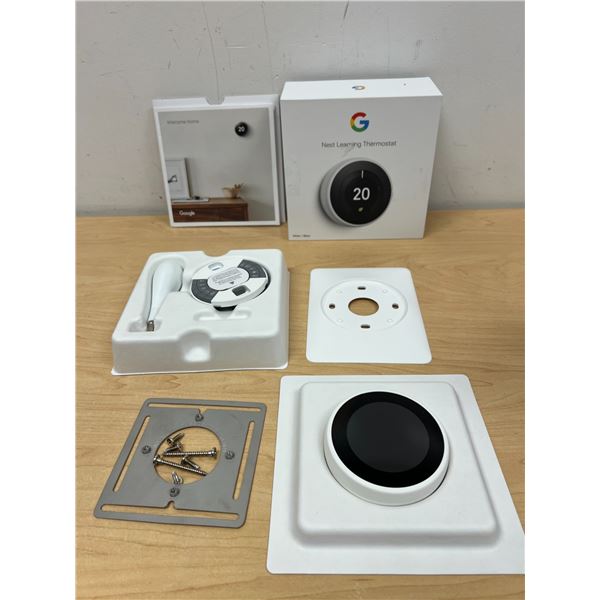 Google Nest Learning Thermostat - open box, not tested - see all photos