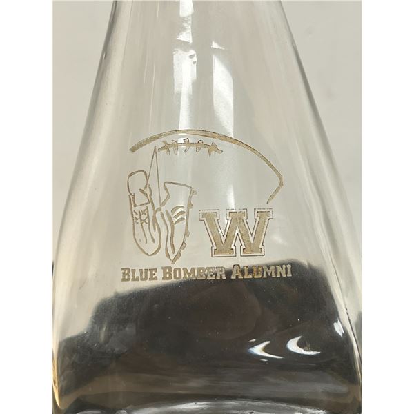 Winnipeg Blue Bombers Alumni Bud Irving Bottle 10"
