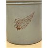 Image 2 : AS IS: Vintage Red Wing 1 Gallon Crock with Large Wing (has crack/chips) see all photos