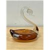 Image 5 : Vintage Hand Made Czech Art Glass Swan Bird - Approx: 5.5"T 5"W