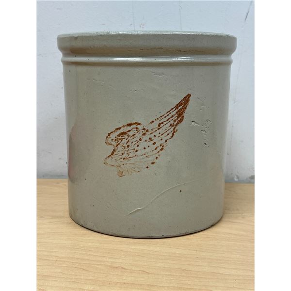 Vintage Red Wing 1 Gallon Crock with Large Wing (couple small chips) see all photos