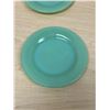 Image 2 : 2 Fire King Jadite Restaurant Ware Plates 6.75" excellent used condition