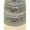 Image 2 : Vintage Pyrex Forest Fancies Mushroom Nesting Mixing Bowls - nice, Largest 2.5L