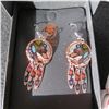 Image 5 : Indigenous earring lot.  Includes 6 pairs of pierced earrings.  See photos
