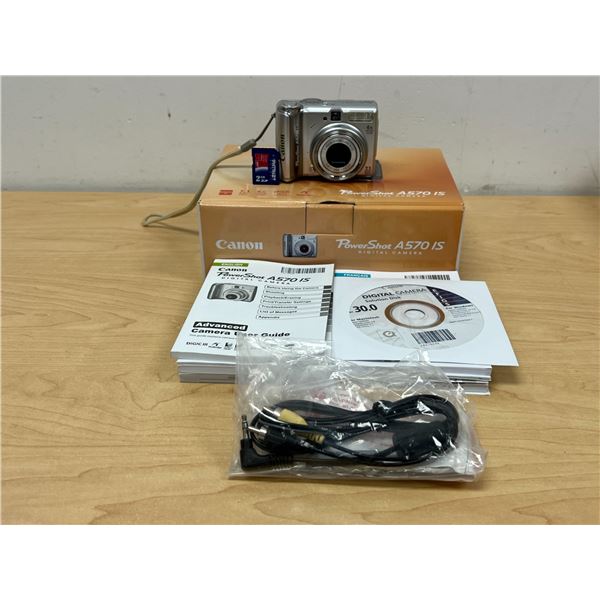 Canon Power Shot A570IS Digital Camera 7.1 Megapixels 4x zoom