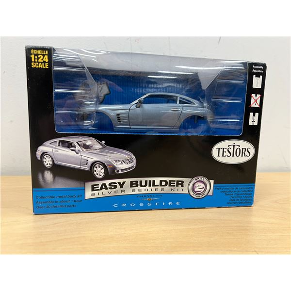 Testors Metal Body Chrysler Crossfire Builder Kit 1/24 (looks new, open box - see photos)