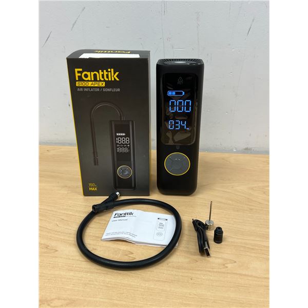 Fanttik Air Inflator S100 Apex - appears new - open box - see photos
