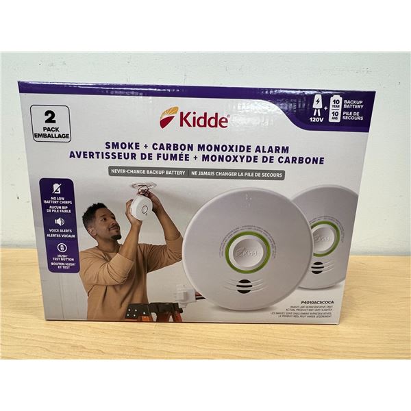 2 New Kidde Smoke Carbon Monoxide Alarms