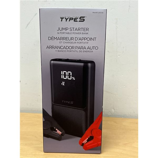 Jump Starter & Portable Power Bank - see all photos, not tested
