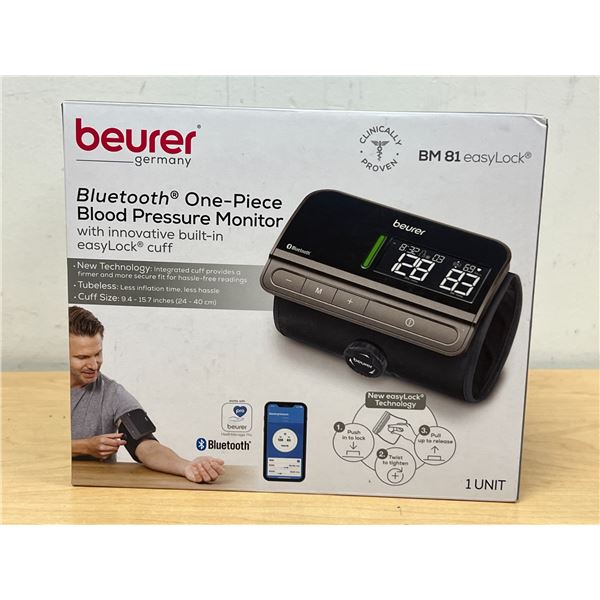 Beurer Bluetooth One-Piece Blood Pressure Monitor