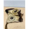Image 9 : Vintage WW2 or similar Leather Flight Helmet - see all photos for details