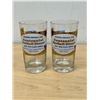 Image 1 : 2 Vintage 1970 Winnipeg Blue Bombers Centennial Dinner Drinking Glasses 5"