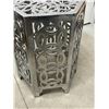 Image 3 : Unusual Metal Decorative Side Table - 15.5"W 20"T