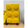 Image 2 : Lego Wheelie Suitcase & Backpack - Suitcase approx: 21.5x14x9.5" (some use, see photos)