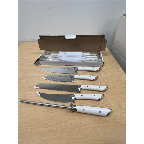 15 Pc Cangshan Knife set - some light use perhaps - see all photos